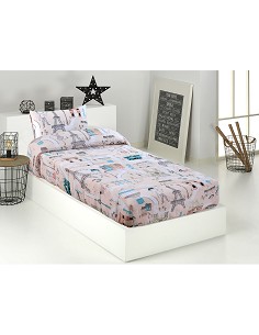 Edredón Ajustable Infantil Cama 90 y Cama 105 Niñas Ohlalá